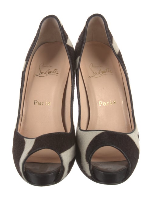 Christian Louboutin Ponyhair Printed Pumps
