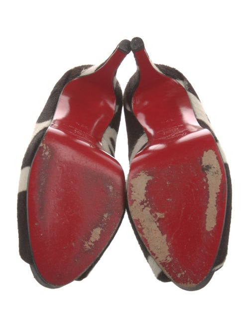 Christian Louboutin Ponyhair Printed Pumps