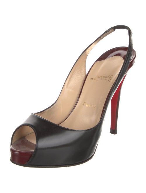 Christian Louboutin Leather Slingback Pumps