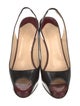 Christian Louboutin Leather Slingback Pumps