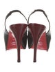 Christian Louboutin Leather Slingback Pumps