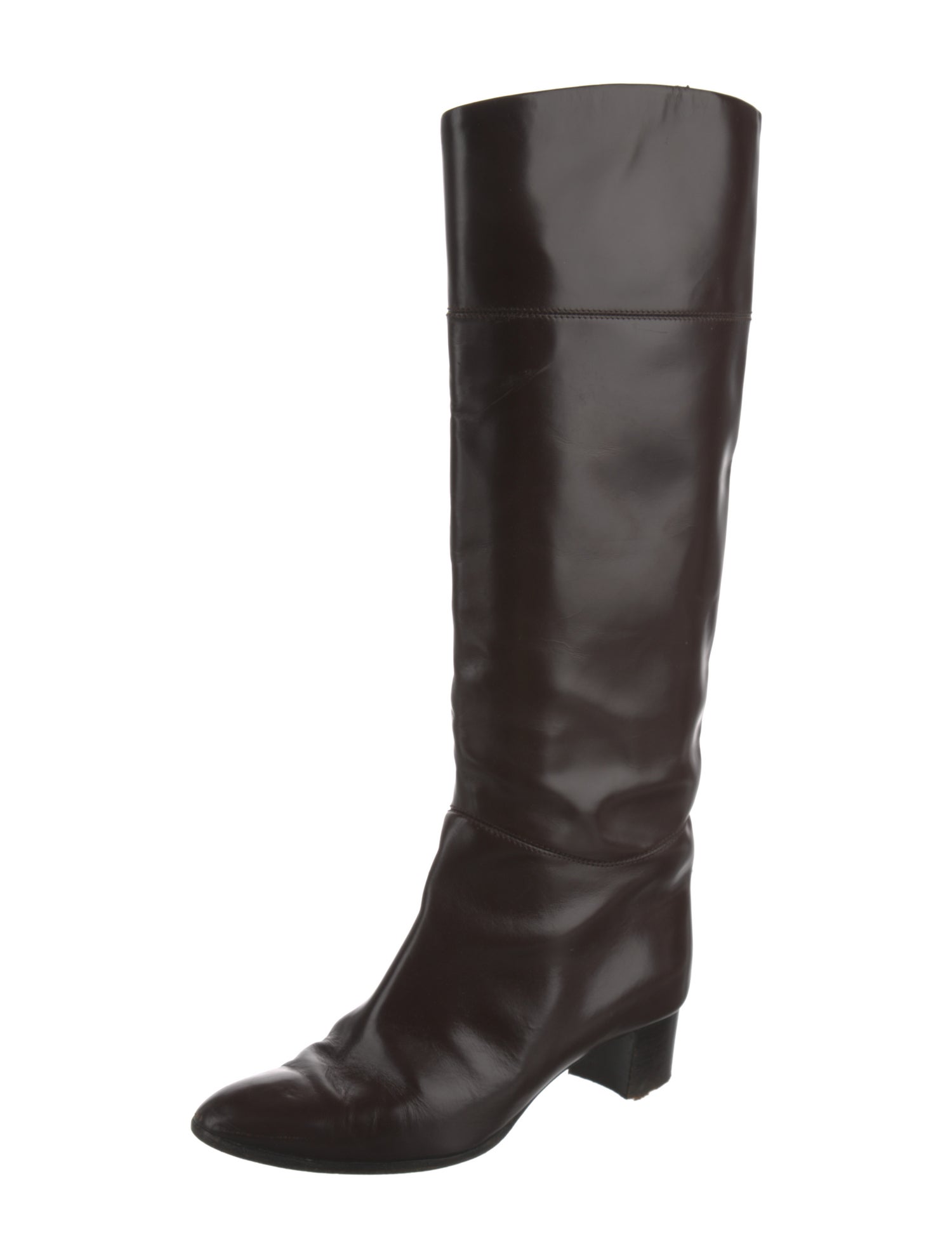 Christian Louboutin Leather Riding Boots