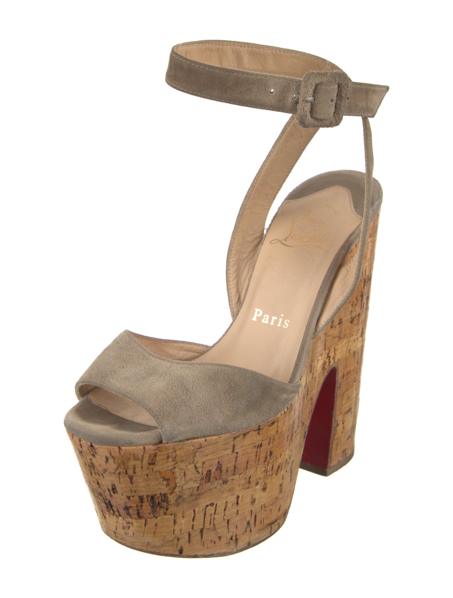 Christian Louboutin Suede Sandals