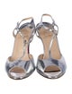 Christian Louboutin Patent Leather T-Strap Sandals