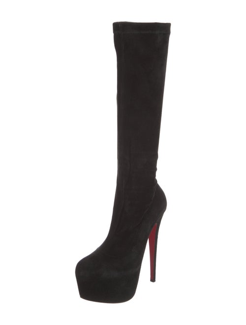 Christian Louboutin Suede Sock Boots