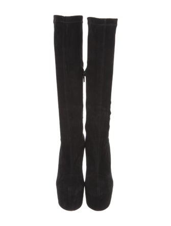 Christian Louboutin Suede Sock Boots