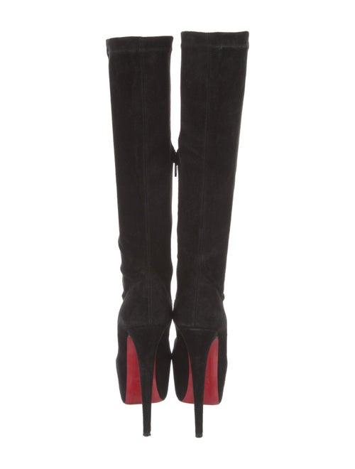 Christian Louboutin Suede Sock Boots