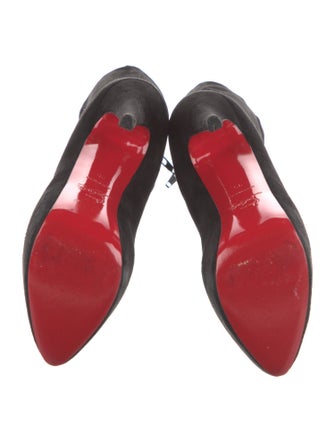 Christian Louboutin Suede Sock Boots