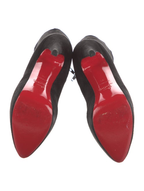 Christian Louboutin Suede Sock Boots