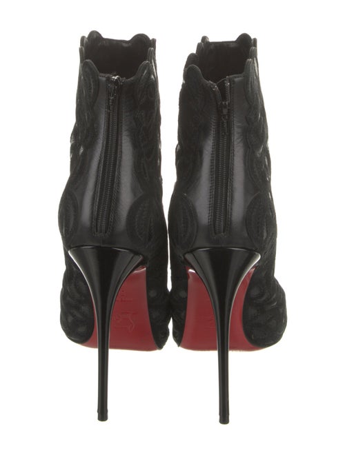 Christian Louboutin Suede Scalloped Accent Pumps