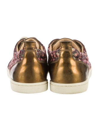 Christian Louboutin Suede Printed Sneakers