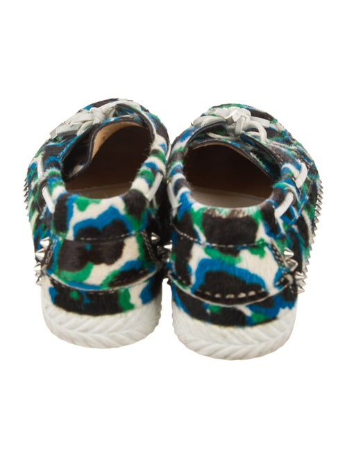 Christian Louboutin Rockstud Accents Ponyhair Sneakers