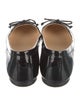 Christian Louboutin Patent Leather Bow Accents Ballet Flats