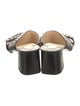 Christian Louboutin Leather Studded Accents Slides