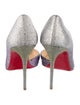 Christian Louboutin Glitter Glitter Accents D'Orsay Pumps