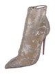 Christian Louboutin Lace Printed Boots