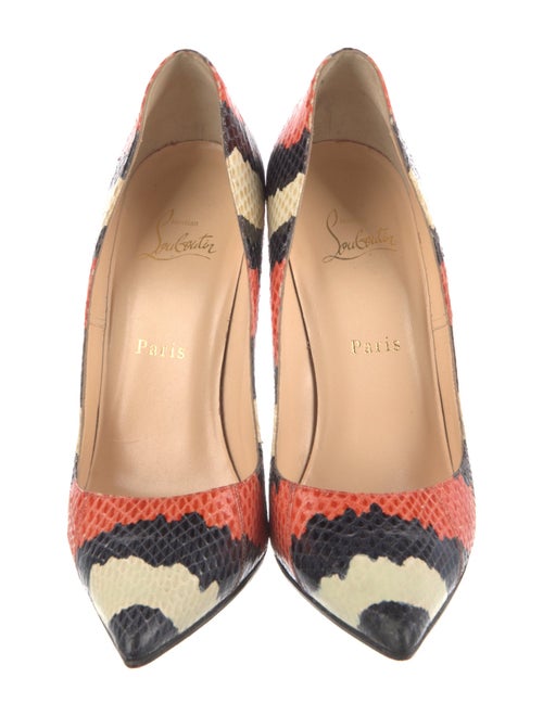 Christian Louboutin Snakeskin Printed Sandals