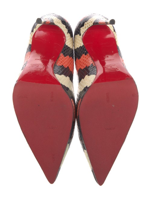 Christian Louboutin Snakeskin Printed Sandals