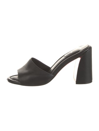 Christian Louboutin Leather Slides