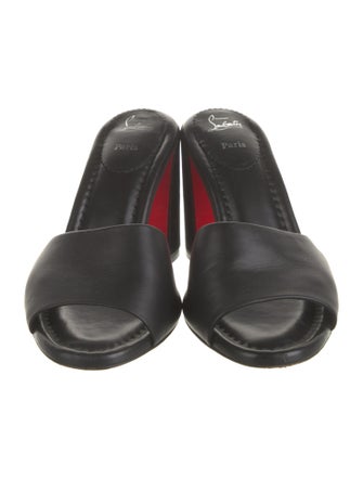 Christian Louboutin Leather Slides