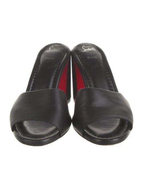 Christian Louboutin Leather Slides