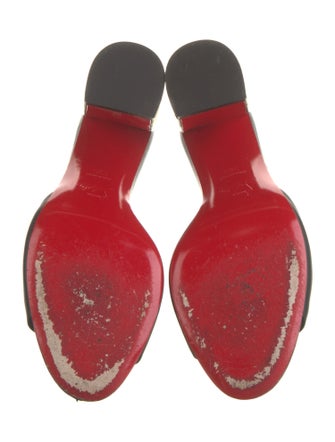 Christian Louboutin Leather Slides