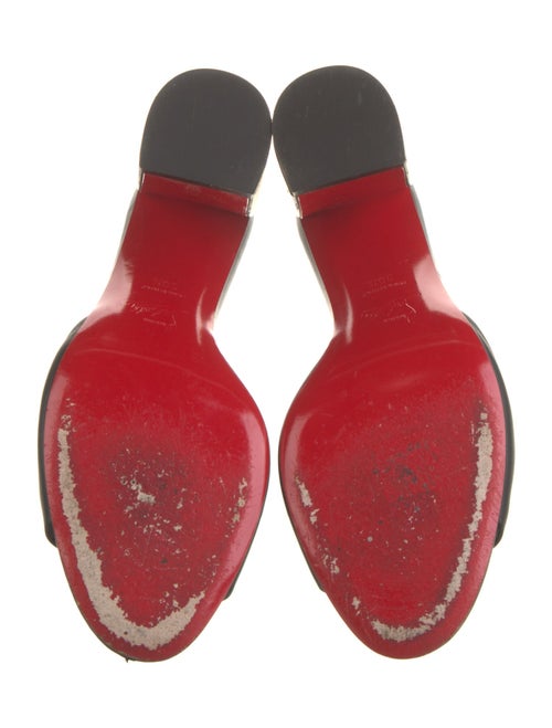 Christian Louboutin Leather Slides