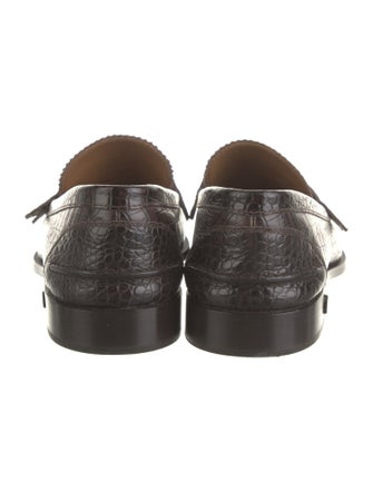 Christian Louboutin Crocodile Dress Loafers