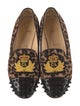Christian Louboutin Spike Accents Ponyhair Loafers