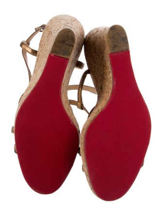 Christian Louboutin Leather Espadrilles