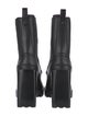 Christian Louboutin Spike Accents Leather Chelsea Boots