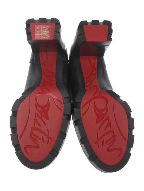 Christian Louboutin Spike Accents Leather Chelsea Boots