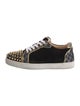 Christian Louboutin Spike Accents Suede Sneakers