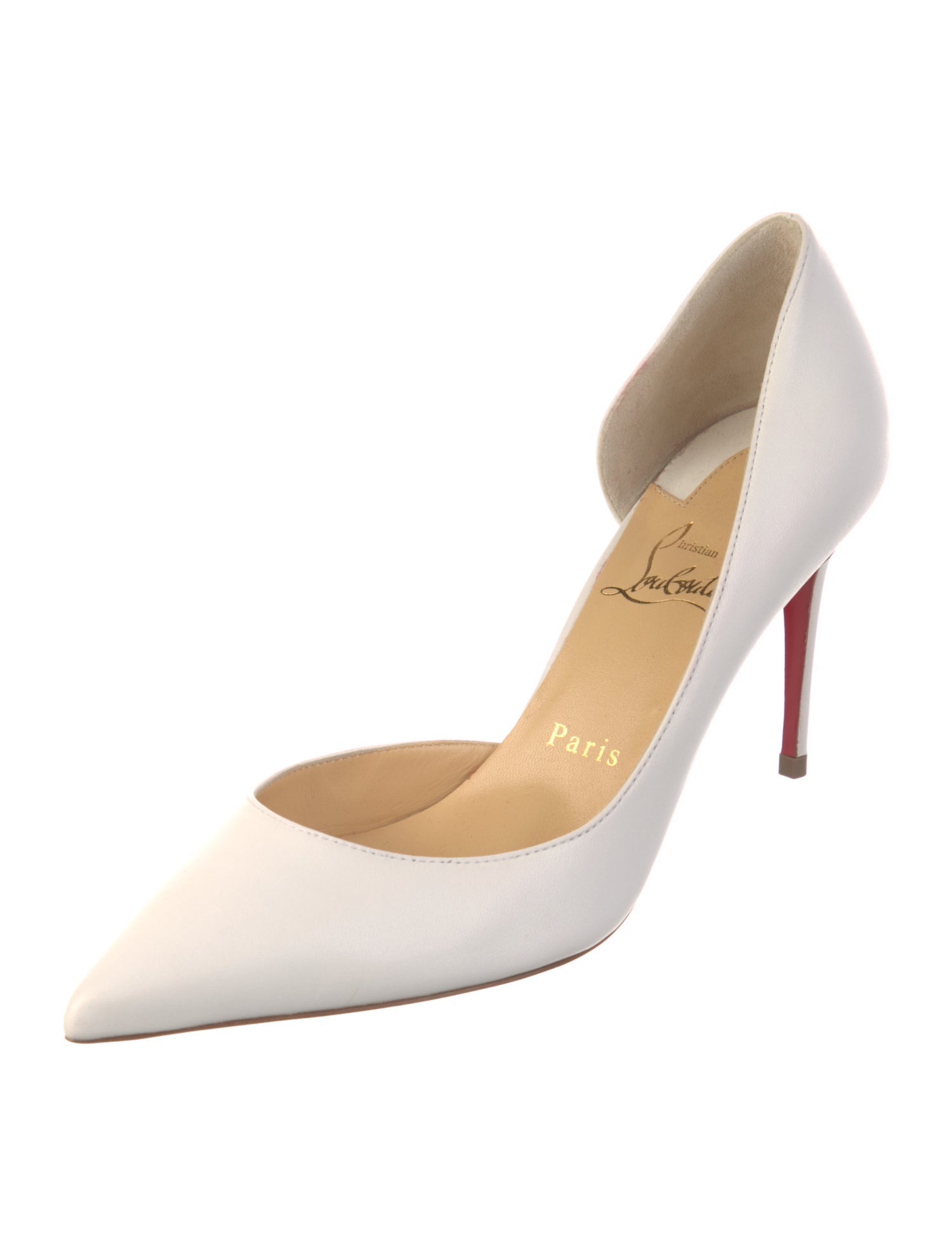 Christian Louboutin Leather D'Orsay Pumps