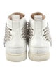 Christian Louboutin Spike Accents Leather Sneakers