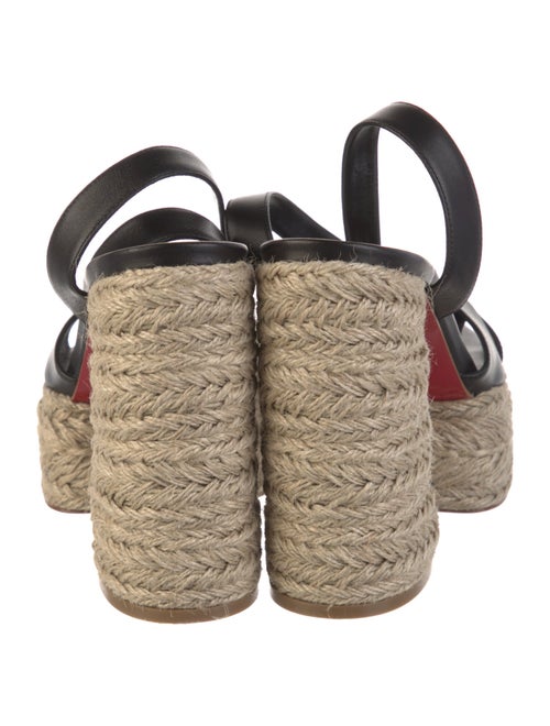 Christian Louboutin Leather Espadrilles