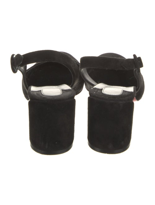 Christian Louboutin Suede Slingback Pumps