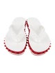 Christian Louboutin Spike Accents Rubber Flip Flops