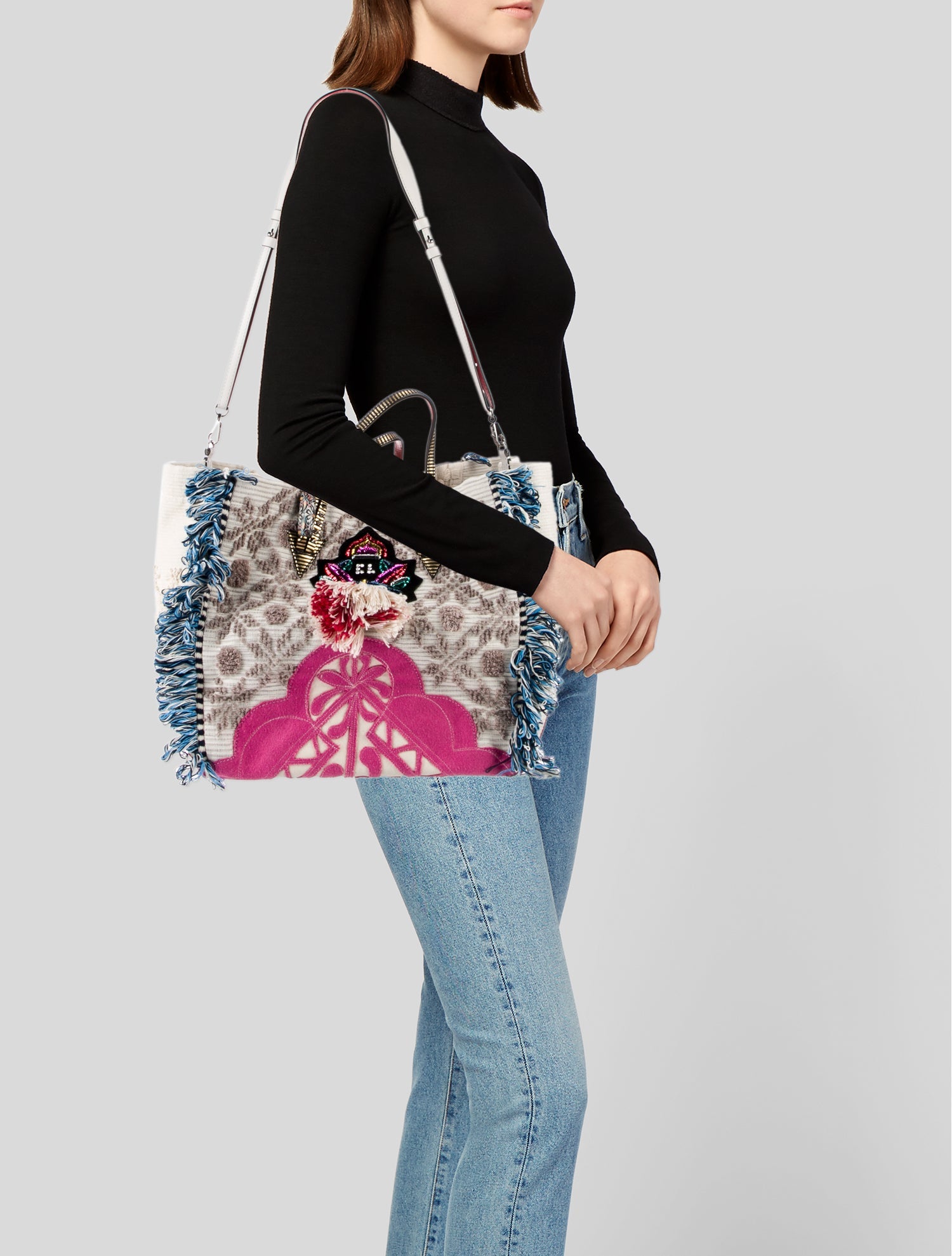 Christian Louboutin Canvas Portugaba