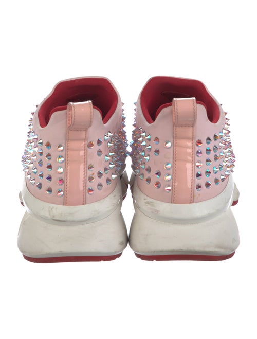 Christian Louboutin Spike Accents Nylon Sock Sneakers