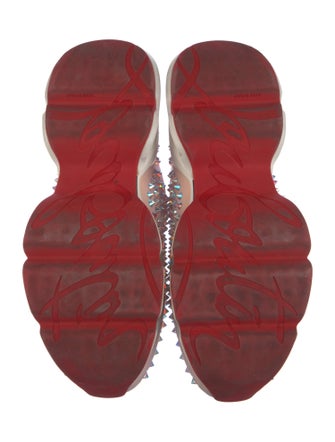 Christian Louboutin Spike Accents Nylon Sock Sneakers