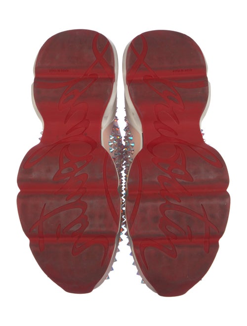 Christian Louboutin Spike Accents Nylon Sock Sneakers