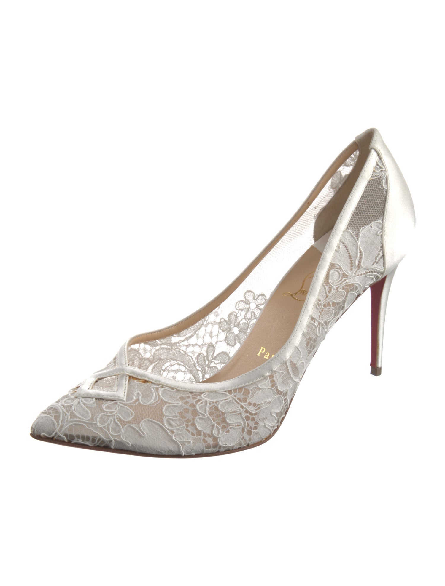 Christian Louboutin Lace Lace Pattern Pumps