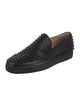 Christian Louboutin Spike Accents Leather Loafers