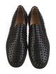 Christian Louboutin Spike Accents Leather Loafers