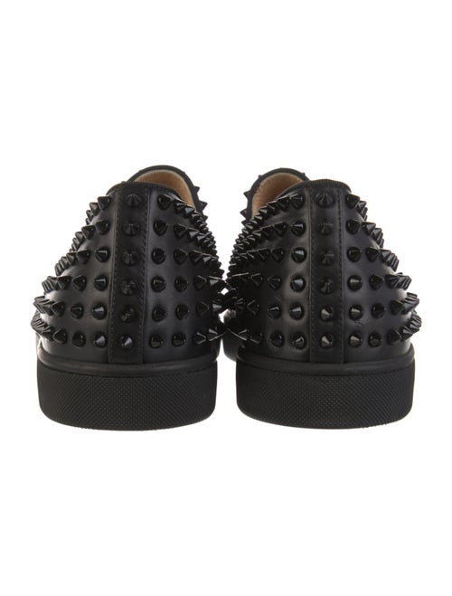 Christian Louboutin Spike Accents Leather Loafers
