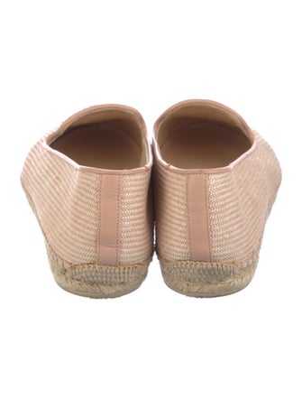 Christian Louboutin Straw Tweed Pattern Espadrilles
