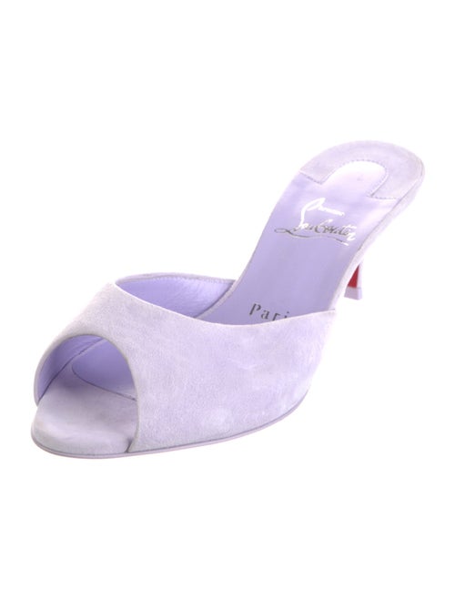 Christian Louboutin Suede Slides