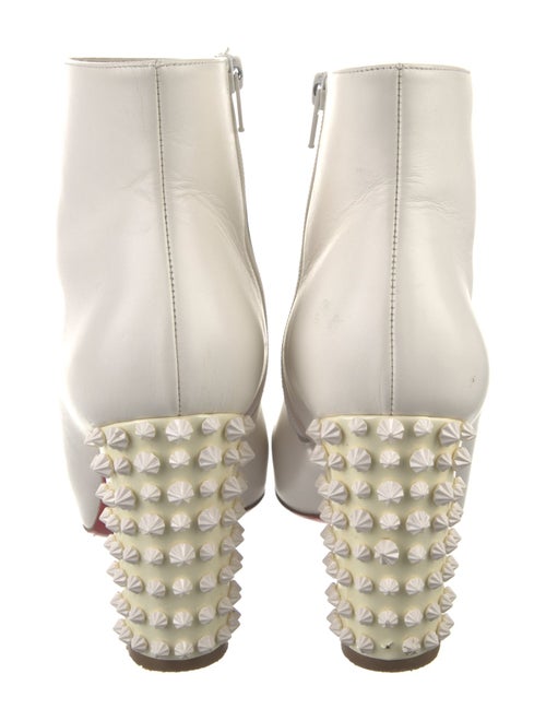 Christian Louboutin Spike Accents Leather Boots