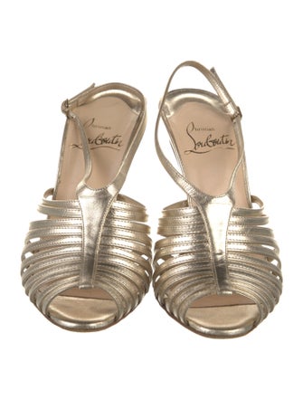 Christian Louboutin Leather Slingback Pumps